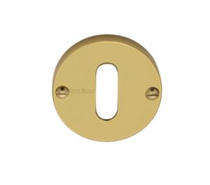 Heritage Brass Standard Key Escutcheon, Polished Brass -