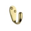 Heritage Brass Single Robe Hook (43mm Projection), Polished Brass