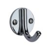 Heritage Brass Modern Single Robe Hook (52mm Height), Polished Chrome