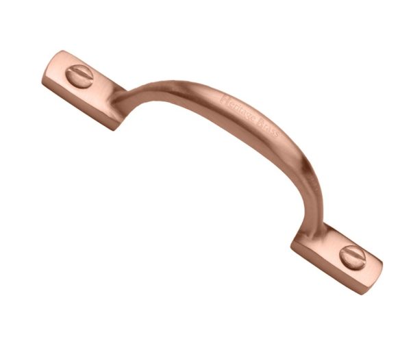 Heritage Brass Shaker Style Window/Cabinet Pull Handle (102mm OR 152mm), Satin Rose Gold