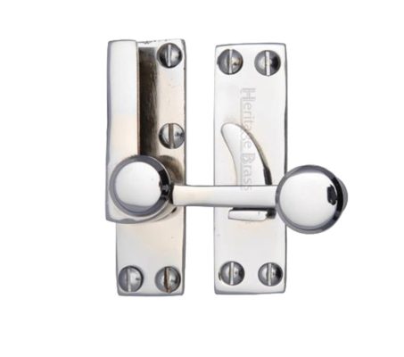 Heritage Brass Sash Fastener (69mm x 20mm), Polished Chrome