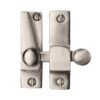 Heritage Brass Hook Plate Sash Fastener (69mm x 20mm), Satin Nickel -