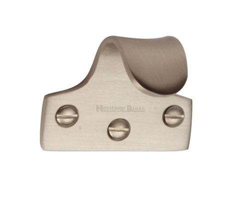 Heritage Brass Sash Window Lift (54mm x 42mm), Satin Nickel -