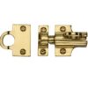 Heritage Brass Fanlight Catch With Ring Pull, Polished Brass