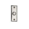 Heritage Brass Oblong Bell Push (83mm x 33mm), Polished Nickel
