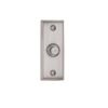 Heritage Brass Oblong Bell Push (83mm x 33mm), Satin Chrome