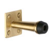 Heritage Brass Wall Mounted Door Stop (64mm OR 76mm), Satin Brass