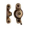 Heritage Brass Fitch Pattern Sash Fastener (66mm x 17mm), Antique Brass