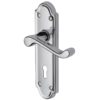 Heritage Brass Meridian Polished Chrome Door Handles (sold in pairs)