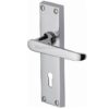 Heritage Brass Victoria Polished Chrome Door Handles (sold in pairs)