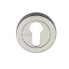 Heritage Brass Euro Profile Key Escutcheon, Satin Nickel