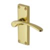 Heritage Brass Sophia Short Polished Brass Door Handles (sold in pairs)