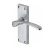 Heritage Brass Sophia Short Satin Chrome Door Handles (sold in pairs)