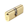 Zoo Hardware Vier Precision Oval Profile 5 Pin Double Cylinders (60mm, 70mm OR 80mm), Polished Brass