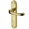 Heritage Brass Gloucester Polished Brass Door Handles (sold in pairs)