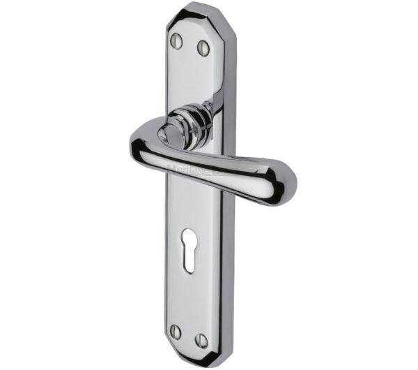 Heritage Brass Charlbury Polished Chrome Door Handles(sold in pairs)