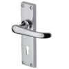 Heritage Brass Windsor Polished Chrome Door Handle(sold in pairs)