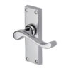 Heritage Brass Bedford Short Polished Chrome Door Handles (sold in pairs)