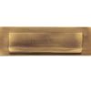 Heritage Brass Gravity Flap Letter Plate (280mm x 80mm), Antique Brass