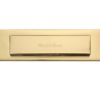 Heritage Brass Gravity Flap Letter Plate (280mm x 80mm), Polished Brass