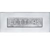 Heritage Brass Letters Embossed Letter Plate (254mm x 101mm), Satin Chrome