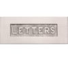 Heritage Brass Letters Embossed Letter Plate (254mm x 101mm), Satin Nickel
