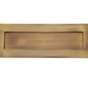 Heritage Brass Letter Plate (Various Sizes), Antique Brass