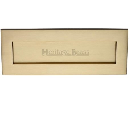Letter Plate 8 x 3" Satin Brass