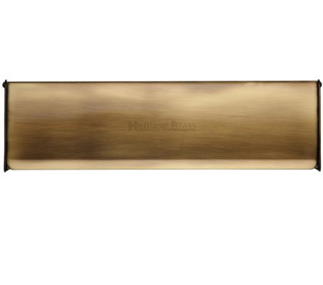 Heritage Brass Large Interior Letter Flap (299mm x 83mm), Antique Brass