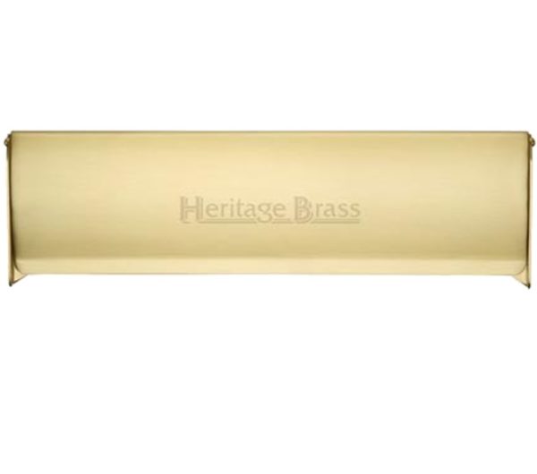 Heritage Brass Large Interior Letter Flap (299mm x 83mm), Satin Brass