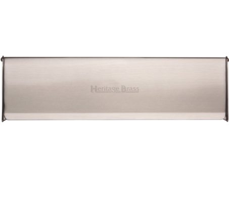 Heritage Brass Large Interior Letter Flap (299mm x 83mm), Satin Nickel