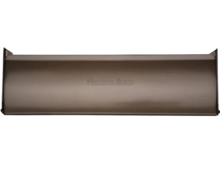 Heritage Brass Small Interior Letter Flap (280mm x 83mm), Matt Bronze