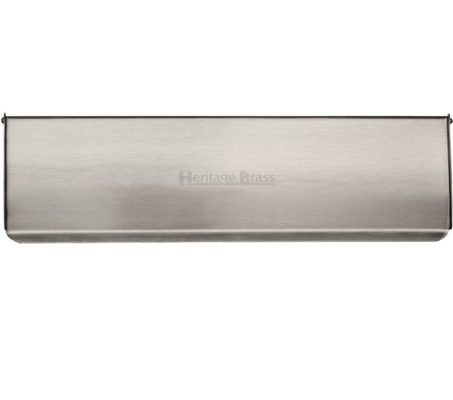 Heritage Brass Small Interior Letter Flap (280mm x 83mm), Satin Nickel