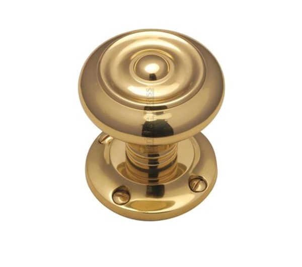 Heritage Brass Aylesbury Mortice Door Knobs, Polished Brass (sold in pairs)