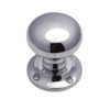 Heritage Brass Victoria Mortice Door Knobs, Polished Chrome (sold in pairs)