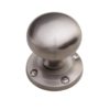 Heritage Brass Victoria Mortice Door Knobs, Satin Nickel (sold in pairs)