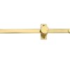 Heritage Brass Sliding Design Casement Stay (10" - 254mm), Polished Brass