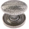 Jedo Collection Valley Forge Oval Cabinet Knob (27mm x 36mm), Pewter Patina