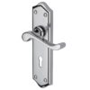 Heritage Brass Buckingham Polished Chrome Door Handles (sold in pairs)