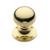Heritage Brass Westminster Mortice Door Knobs, Polished Brass (sold in pairs)