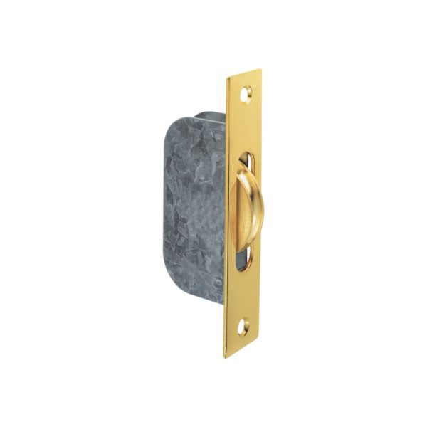 Sash Window Axle Pulley Heavy Square forend with Sash Pulley -125x30mm
