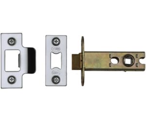 Heritage Brass Heavy Duty 2.5, 3, 4, OR 5 Inch Tubular Latches, Polished Chrome / Polished Nickel -