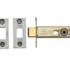 Heritage Brass 3 OR 4 Inch Tubular Bathroom Deadbolts, Satin Nickel / Satin Chrome -