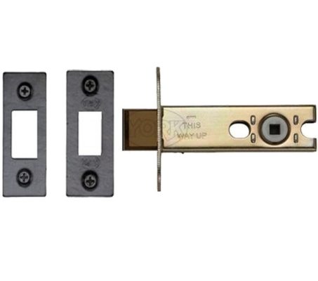 Heritage Brass 3 OR 4 Inch Tubular Bathroom Deadbolts, Black-