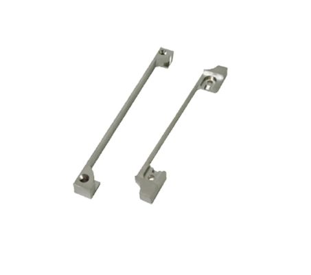 Heritage Brass Rebate Set For 3 Lever Deadlocks YKDL, Polished Brass and Satin Silver finish