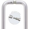 Zoo Hardware Architectural Aluminium Back To Back Pull Handles (19mm OR 22mm Bar Diameter), Satin Aluminium