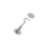 Zoo Hardware Cabin Hooks (75mm - 300mm), Satin Chrome