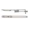 Zoo Hardware ZAS Radius Profile Lever Action Flush Bolts (Various Sizes), Satin Stainless Steel