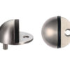 Zoo Hardware ZAS Face Fix Floor Mounted Oval Door Stop (40mm Diameter) Satin OR Polished Stainless Steel