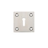 Zoo Hardware ZAS Square Standard Profile Escutcheon (50mm x 50mm), Satin Stainless Steel